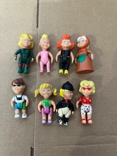 8x Vintage Miniature Oh Penny Figures Bluebird Toys Heavy Played Condition READ