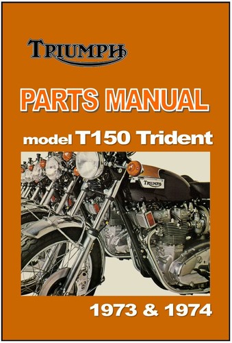 Triumph parts manual t150 - parts,