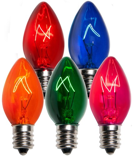 Multicolor incandescent - 25, c7