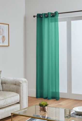 Voile curtains with eyelet - curtains,