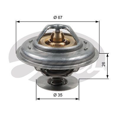 Gates thermostat for audi - gates,