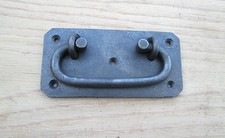 Heavy Cast iron blanket storage box handle chest handle Trunk old rustic 