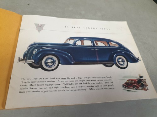 1938 ford sales brochure - 1938,