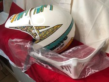 NOS New Old Stock 1992 Bieffe Moto Cross Helmet X Large 62 & Chin Guard Type 8