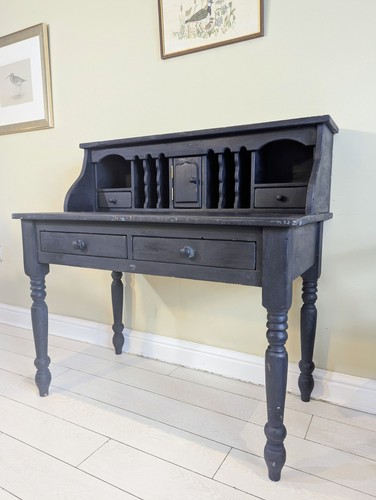 Rustic french pine desk - french,