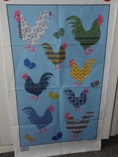 2 x cockerel  Tea Towels  By