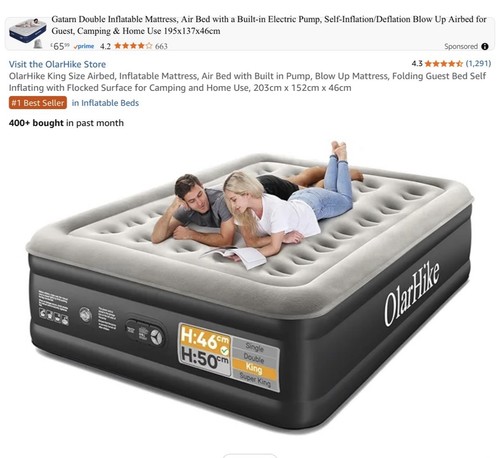 Olarhike inflatable mattress - olarhike,