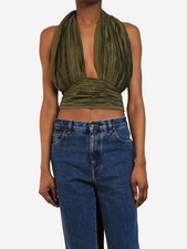 Cult Gaia Green pleated