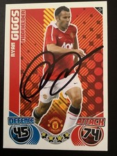 Signed Ryan Giggs Manchester