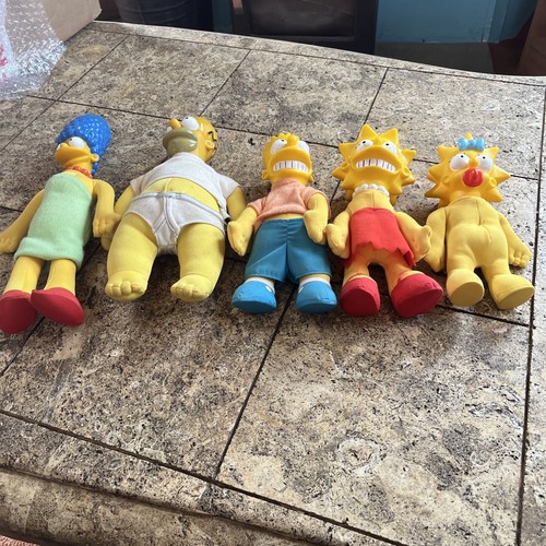 The simpson plush doll set - simpson,