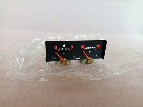 Oil and volt pressure - pressure, gauge