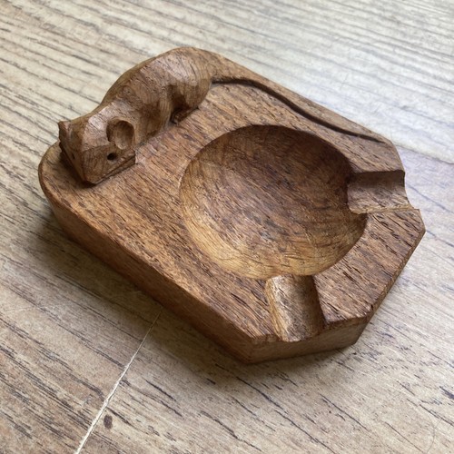 Mouseman oak carved - mouseman,