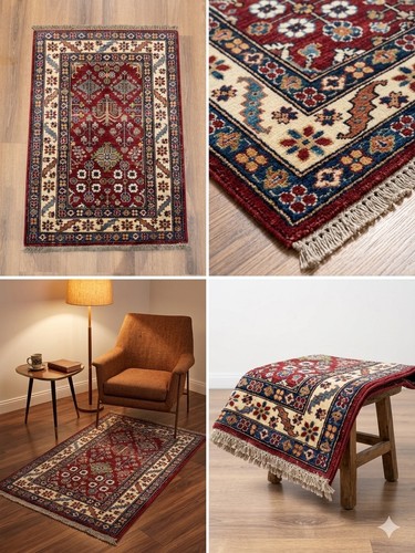 Handmade kazak rug 120 - rug, 83