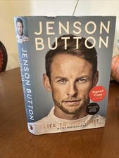 Jenson Button Signed Life To The Limit F1 Brawn McLaren Autobiography Book
