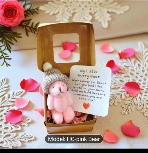 Mini plush bear - mini, +encouragement