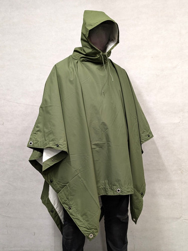 British army green poncho - army,