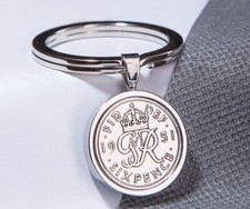 Lucky Sixpence Luxury Keyring