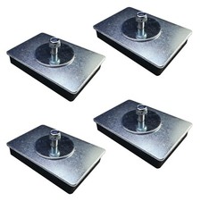 Strong rubber magnets - 4x,