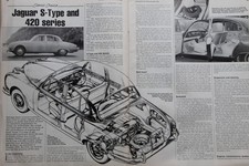 CC 1983 extracted mag article: JAGUAR S-TYPE and 420 series compared
