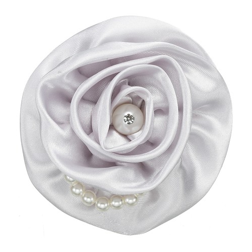 Fabric flower brooches silk - fabric,