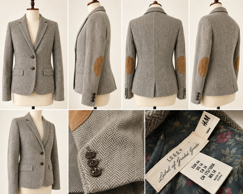 Vtg wool blend sports coat - vtg,