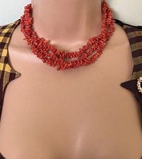 Vintage Red Coral Necklace