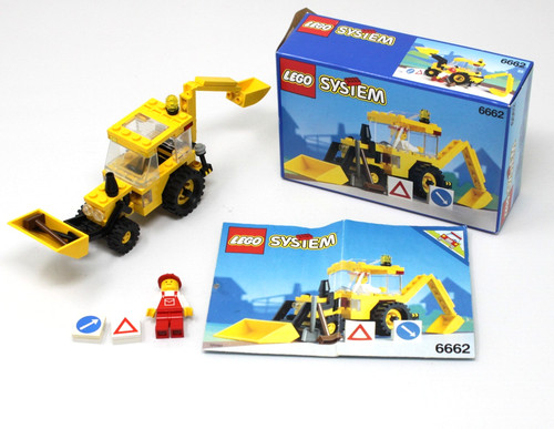 Lego 6662 backhoe town - lego,