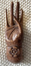 Hand Carved Wooden Hand
