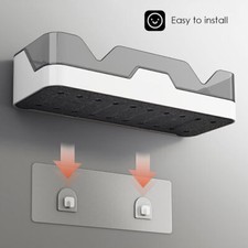 1Pcs Bathroom Shower Caddy Shelf Organiser No Drill Wall Mounted Shower Shelves