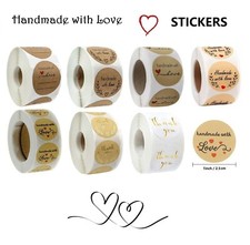 Handmade with love Stickers