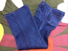 Original 1970s Vintage Flared