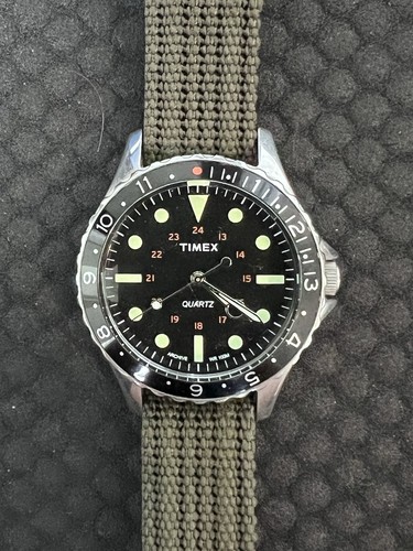 Timex navi harbor quartz black - quartz,