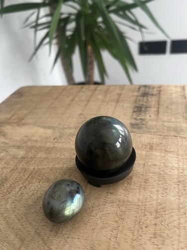 Labradorite crystal sphere - crystal,