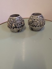 Shabbat Candle Holders Silver