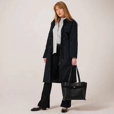 Centigrade Longline Parka with Detachable Hood, Black, Size L NEW RRP £90