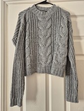 Primark Grey Cropped Jumper