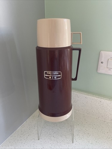 Thermos large flask - thermos, brown