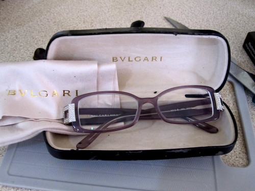 Bvlgari eyeglasses purple - eyeglasses,