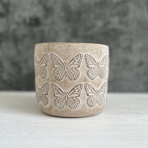 Rustic planter concrete indoor - planter,
