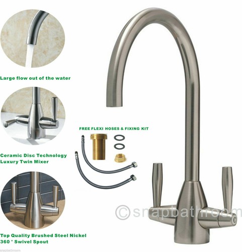 Monobloc kitchen tap round - kitchen,