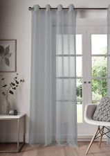 Sheer Voile Net Curtain Eyelet