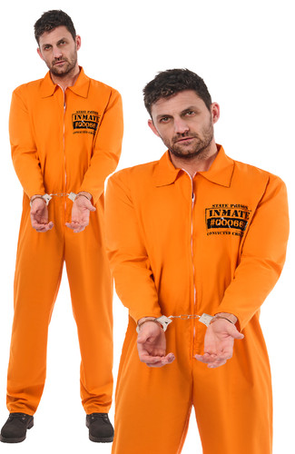 Orange boiler suit prisoner - orange,