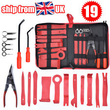 x19 Car Audio Trim Removal Tool Kit Pry Set Door Panel Radio Dash Clip Plastic