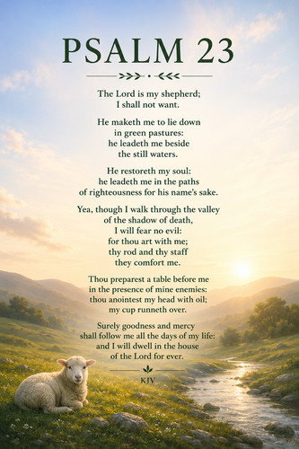 Psalm christian the lord is - christian,