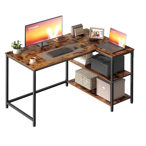 Shaped corner desk with - l-shaped,