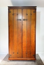 Mid Century Retro Vintage Wardrobe Hanging Shelves 