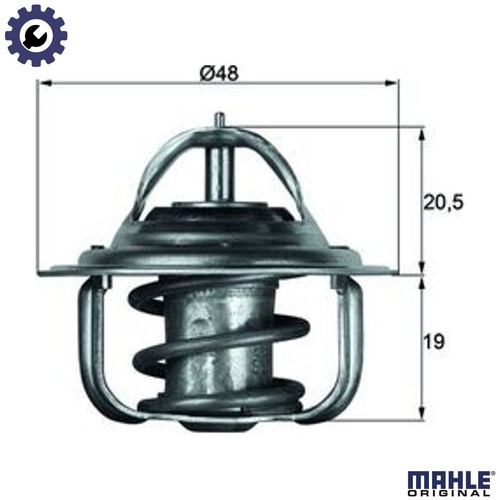 Thermostat coolant 88d - thermostat,