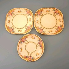 Royal Paragon Rare Collectable 2 Side Plates & Saucer China Made England 1930