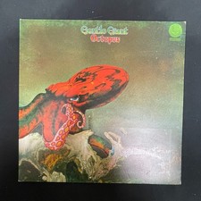 FIRST UK PRESS Gentle Giant Octopus Vinyl Record LP Alucard Music credit