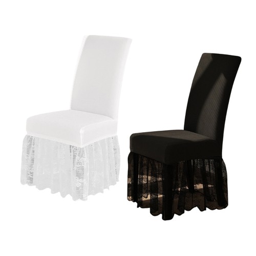Elegant skirted dining chair - dining,